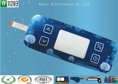 سوئیچ حساس لمسی صفحه کلید غشایی استاندارد با پوشش اکریلیک / PC / Glass