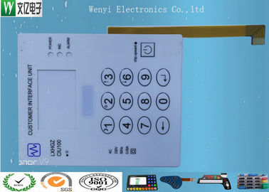 صفحه‌کلید غشایی PCB مدار FPC صلب با روکش بافت ظریف V150