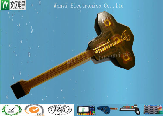 صفحه کلید غشایی PCB اپوکسی براق 2.54 میلی متری با ضخامت 1.8 میلی متر